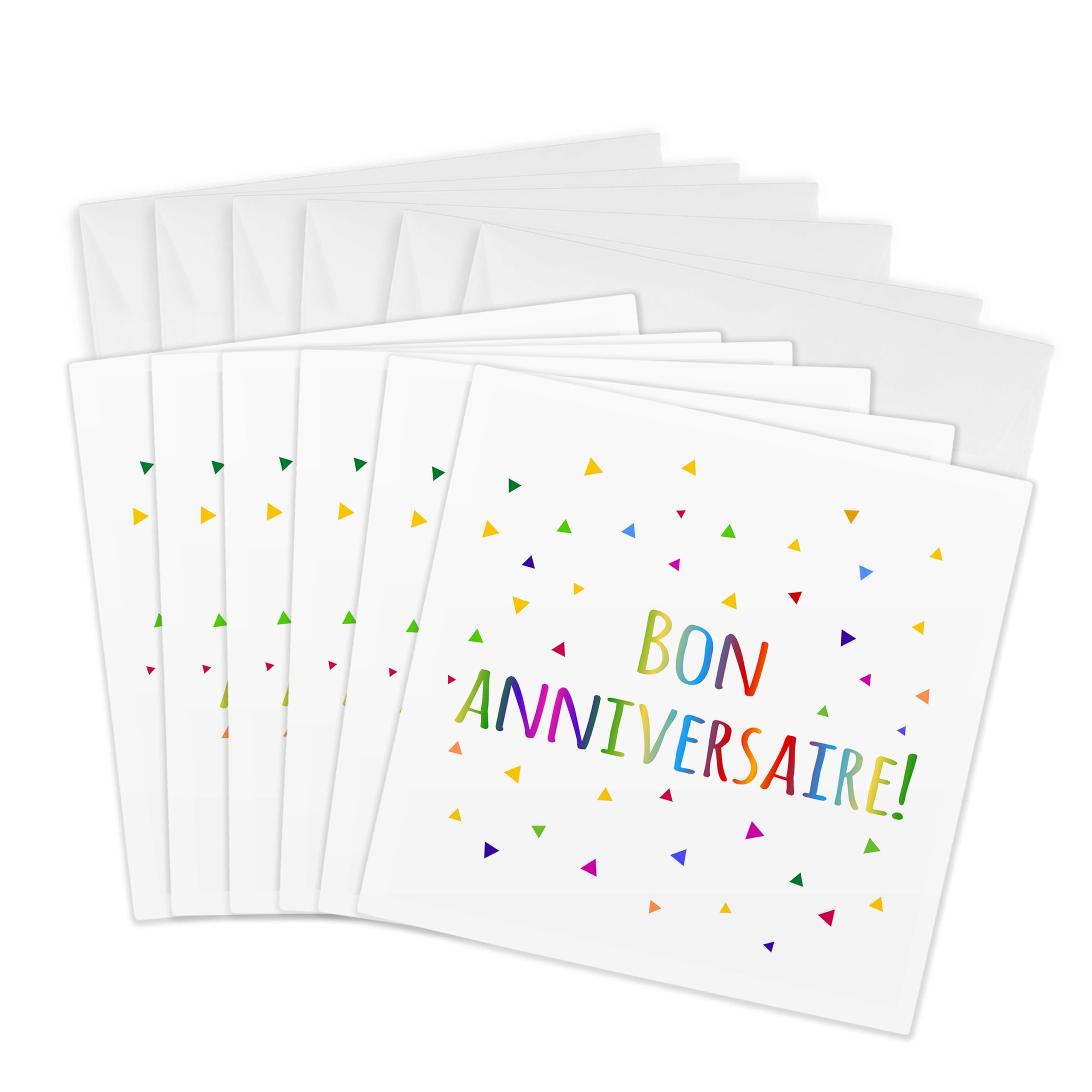 3dRose Bon Anniversaries - Happy Birthday In French Greeting